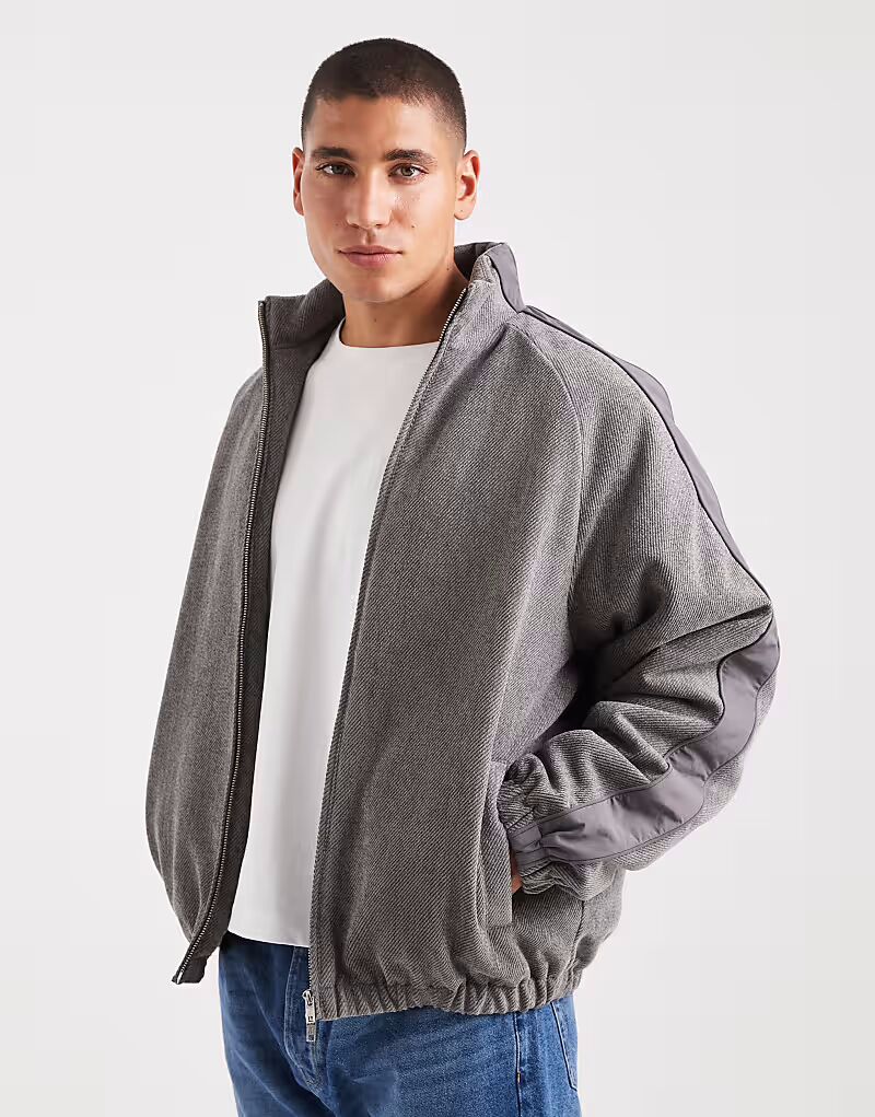 Спортивная куртка серого цвета Asos Design
Спортивная куртка серого цвета Asos Design