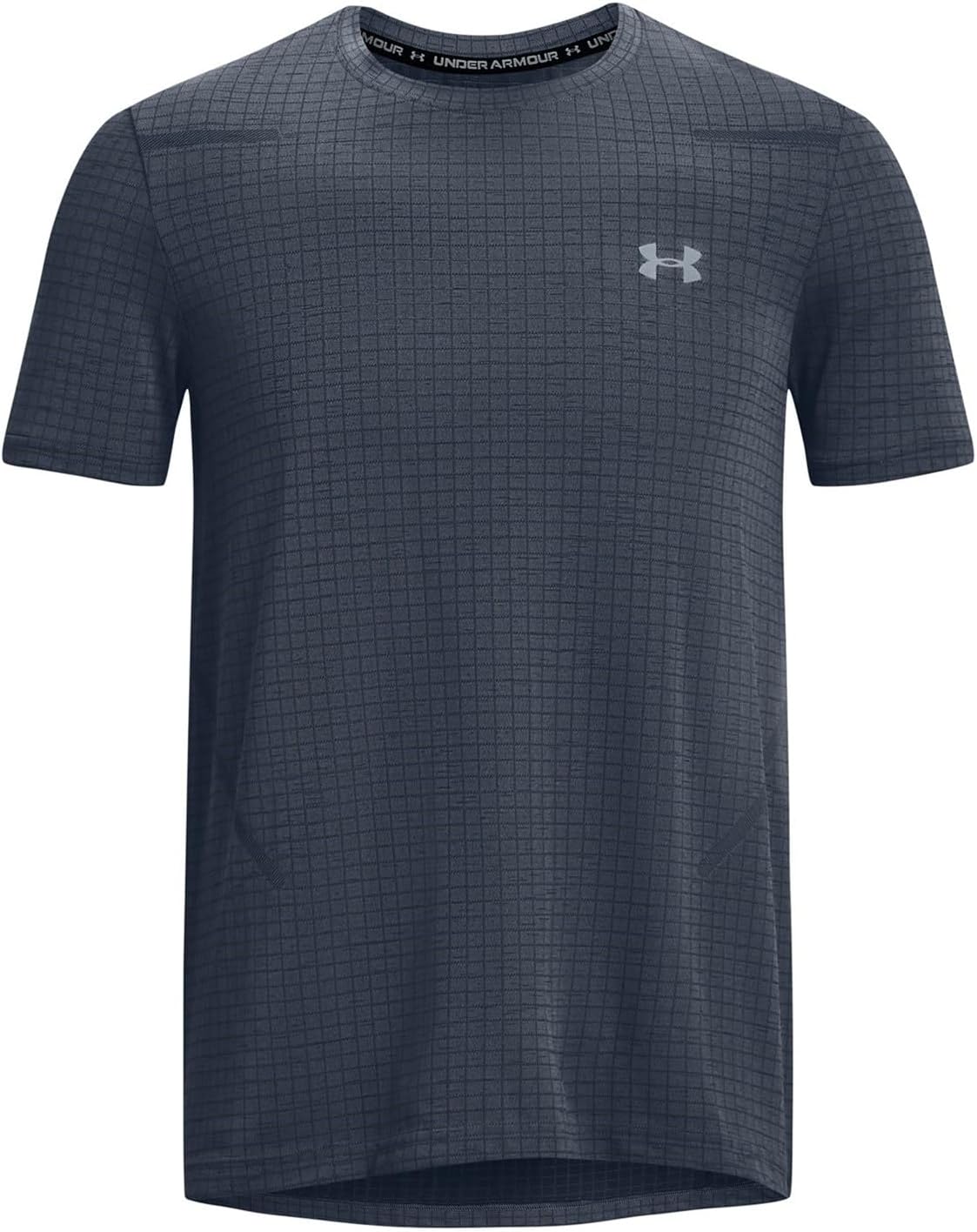 Мужская футболка Under Armour UA Seamless Grid с коротким рукавом - с сетчатой вентиляцией, Downpour Gray/Harbor Blue, Синий, Мужская футболка Under Armour UA Seamless Grid с коротким рукавом - с сетчатой вентиляцией, Downpour Gray/Harbor Blue
Мужская футболка Under Armour UA Seamless Grid с коротким рукавом - с сетчатой вентиляцией, Downpour Gray/Harbor Blue, Синий, Мужская футболка Under Armour UA Seamless Grid с коротким рукавом - с сетчатой вентиляцией, Downpour Gray/Harbor Blue