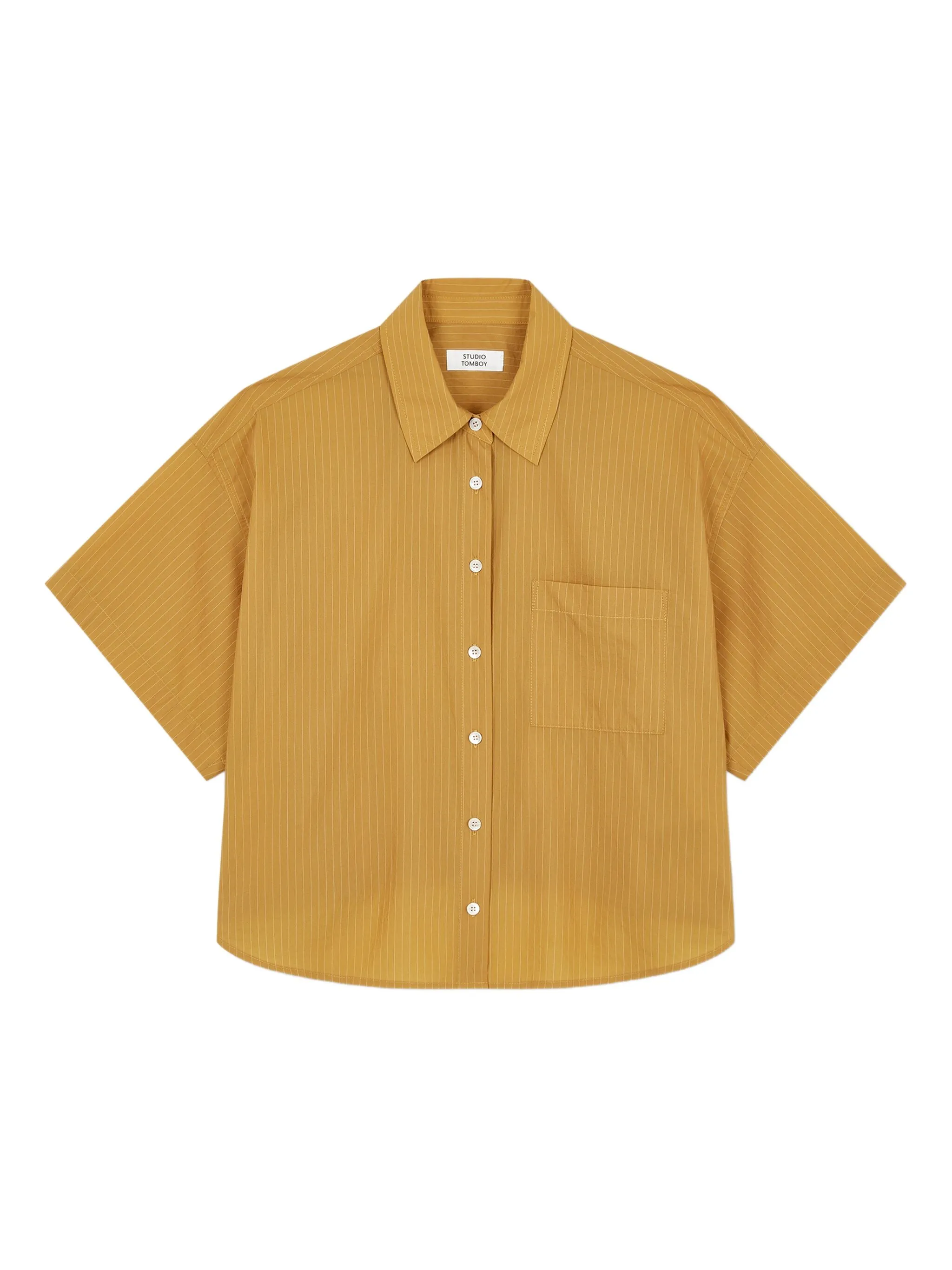 Полосатая рубашка с эластичным поясом Tomboy, желтый
Полосатая рубашка с эластичным поясом Tomboy, желтый