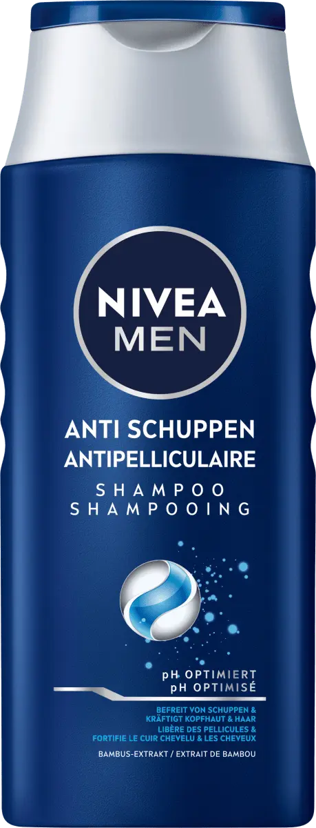 Шампунь против перхоти 250мл NIVEA
Шампунь против перхоти 250мл NIVEA