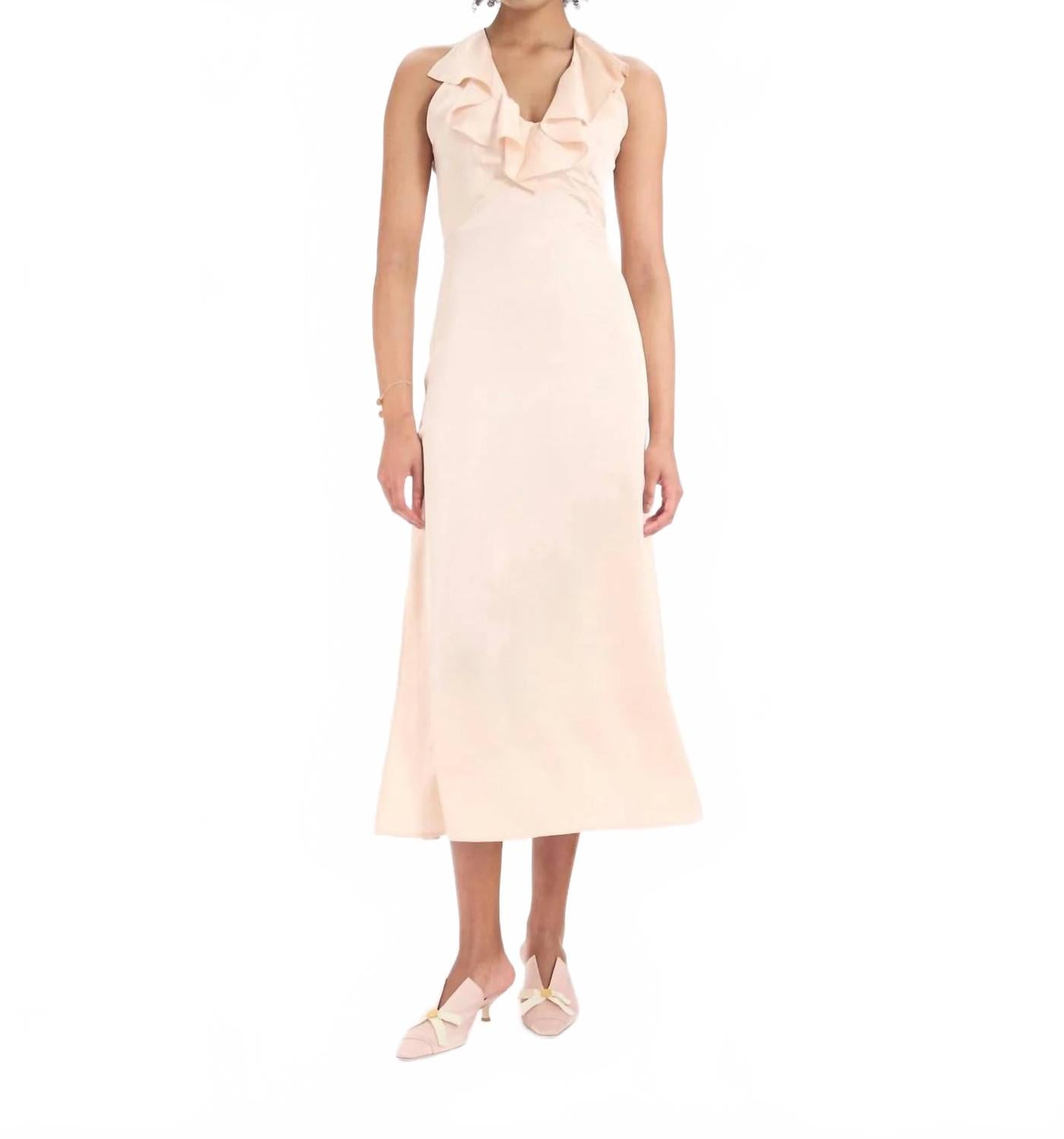 Викторин миди-платье в бледно-розовом цвете Ines De La Fressange
Викторин миди-платье в бледно-розовом цвете Ines De La Fressange