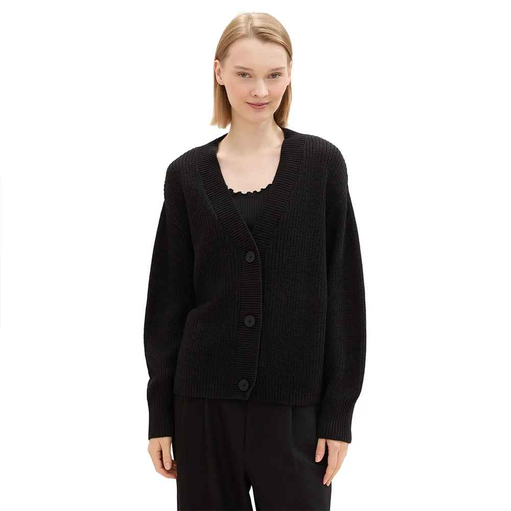 Свитер Tom Tailor V Neck cardigan, черный
Свитер Tom Tailor V Neck cardigan, черный