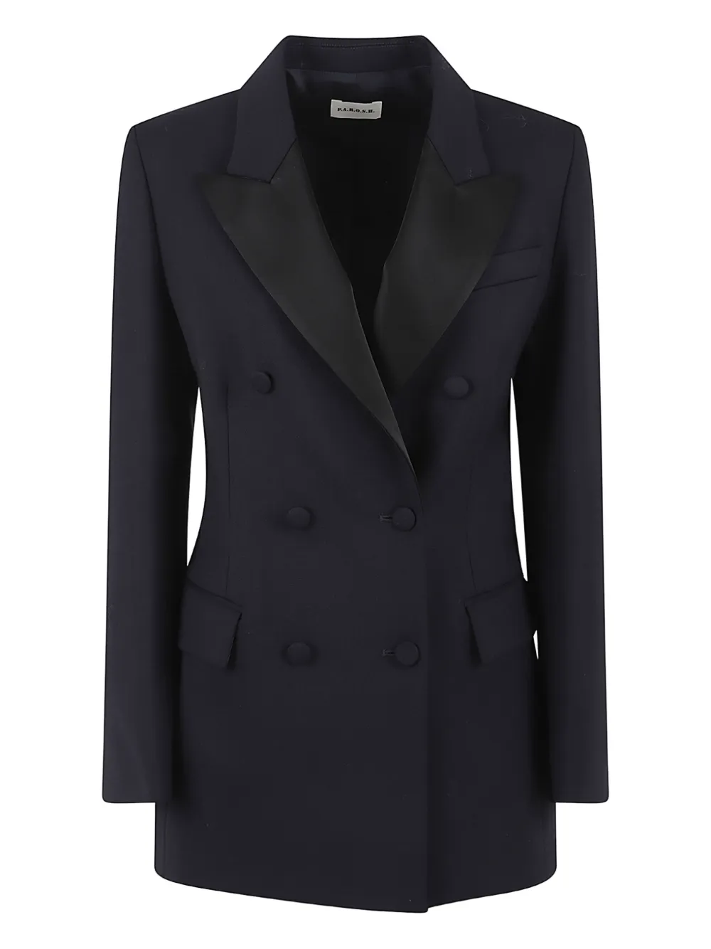 Двубортный пиджак P.A.R.O.S.H., синий
Двубортный пиджак P.A.R.O.S.H., синий