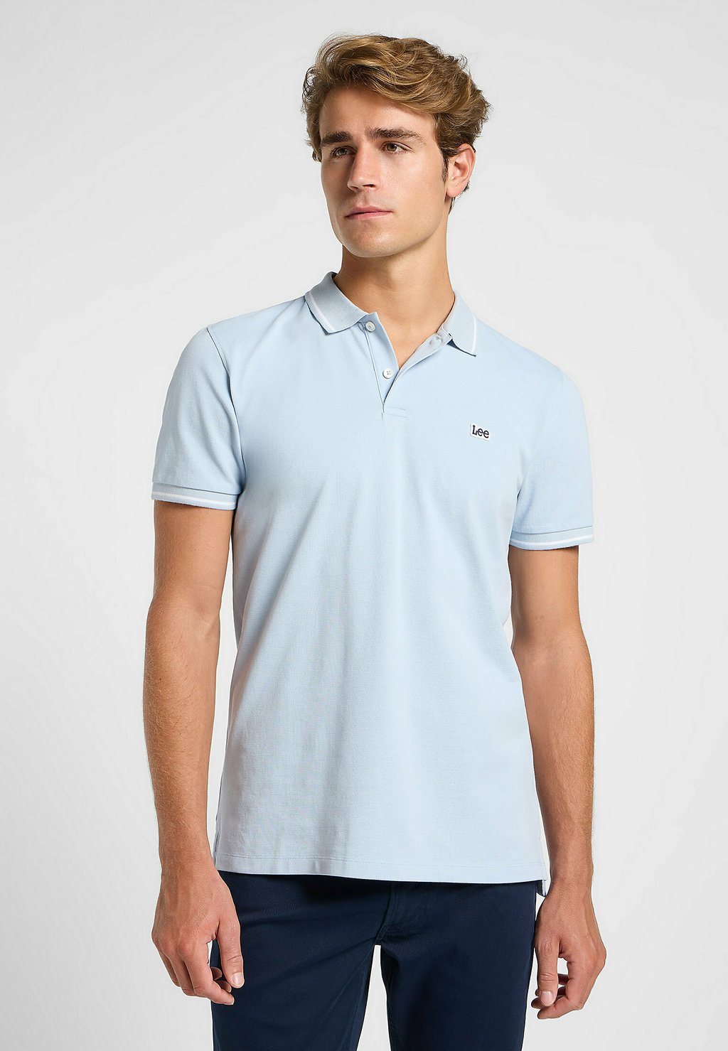 Поло SHORT SLEEVE REGULAR FIT, цвет Shy Blue
Поло SHORT SLEEVE REGULAR FIT, цвет Shy Blue