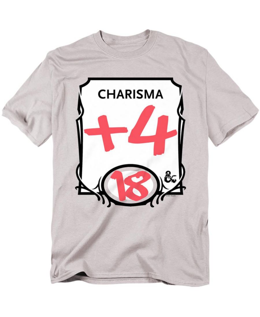 Мужская футболка Dungeons & Dragons Charisma D&D, Silver, Серебристый, Мужская футболка Dungeons & Dragons Charisma D&D, Silver
Мужская футболка Dungeons & Dragons Charisma D&D, Silver, Серебристый, Мужская футболка Dungeons & Dragons Charisma D&D, Silver