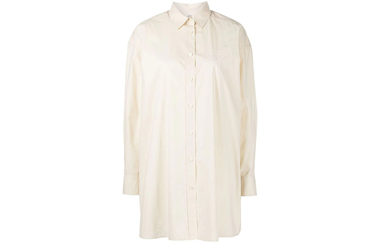 Монограмма Хлопковая Рубашка TOTEME, Экрю
Монограмма Хлопковая Рубашка TOTEME, Экрю