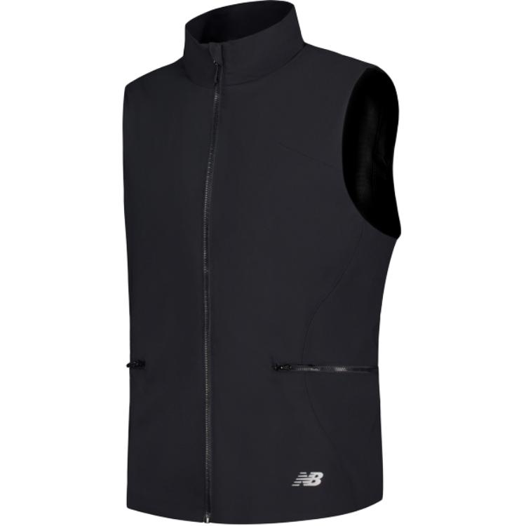 New Balance Мужская черная жилетка, Black 
New Balance Мужская черная жилетка, Black