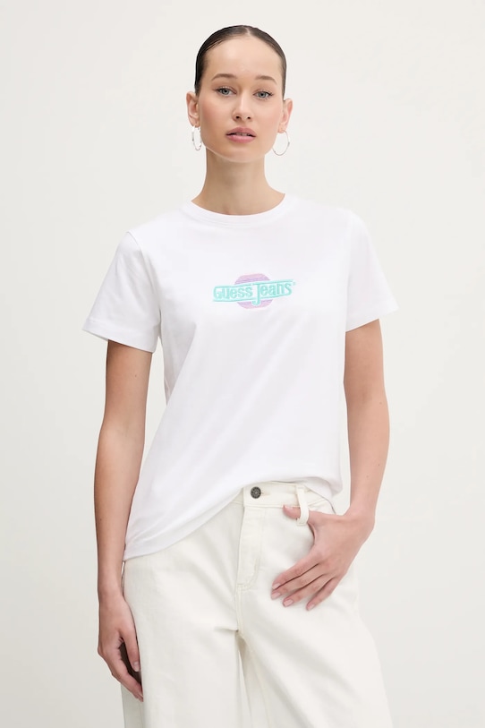 Футболка Guess Jeans, белый
Футболка Guess Jeans, белый