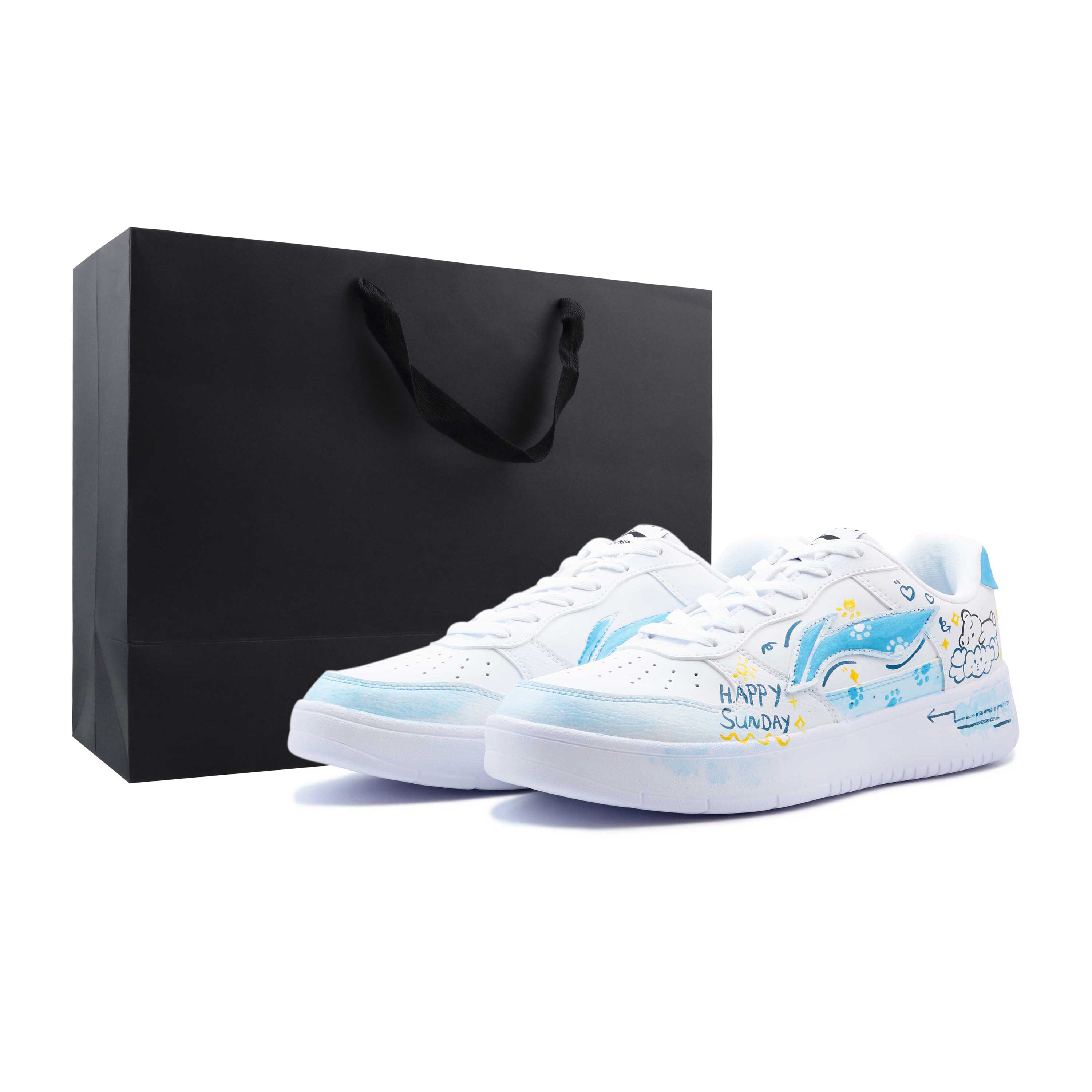 LINING Лининг Понтун Бутс Блю Дрим Беар Легкие и износостойкие Лоу-топ Скейтборд обувь Унисекс Синий Белый Сумка для покупок, цвет Shopping Bag
LINING Лининг Понтун Бутс Блю Дрим Беар Легкие и износостойкие Лоу-топ Скейтборд обувь Унисекс Синий Белый Сумка для покупок, цвет Shopping Bag