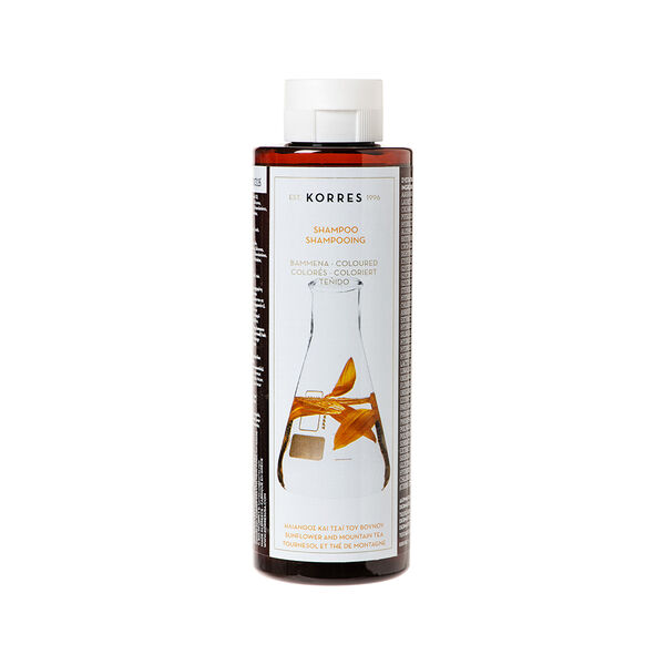 Шампунь с экстрактом подсолнечника и горного чая для окрашенных волос, 250 мл Korres
Шампунь с экстрактом подсолнечника и горного чая для окрашенных волос, 250 мл Korres