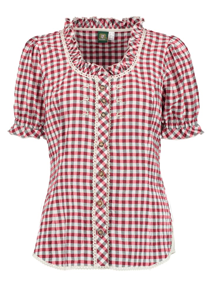 Традиционная блузка Acurus средне-красного цвета OS-Trachten
Традиционная блузка Acurus средне-красного цвета OS-Trachten