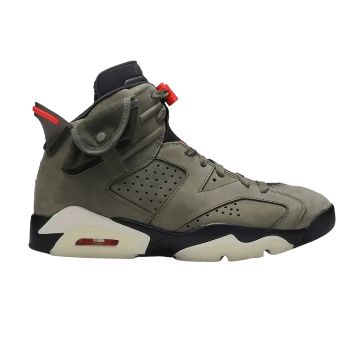 Кроссовки Air Jordan Travis Scott x Air Jordan 6 Retro 'Olive' Sample, зеленый
Кроссовки Air Jordan Travis Scott x Air Jordan 6 Retro 'Olive' Sample, зеленый
