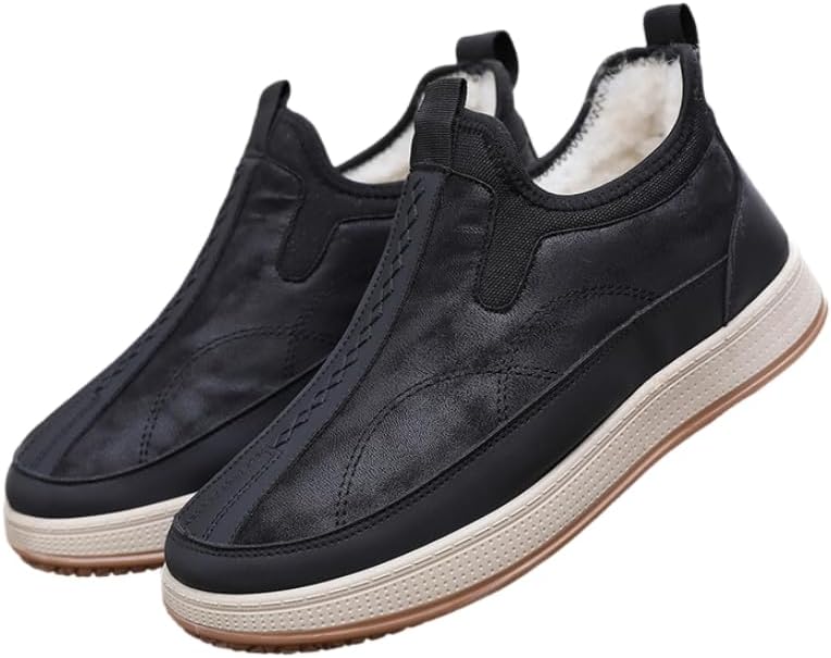 Мужские зимние ботинки на снег, утепленные мехом, теплые, на щиколотку, с легкой ноской, для улицы, удобные для ходьбы, лоферы и слипоны для мужчин Hhhchpm, черный
Мужские зимние ботинки на снег, утепленные мехом, теплые, на щиколотку, с легкой ноской, для улицы, удобные для ходьбы, лоферы и слипоны для мужчин Hhhchpm, черный