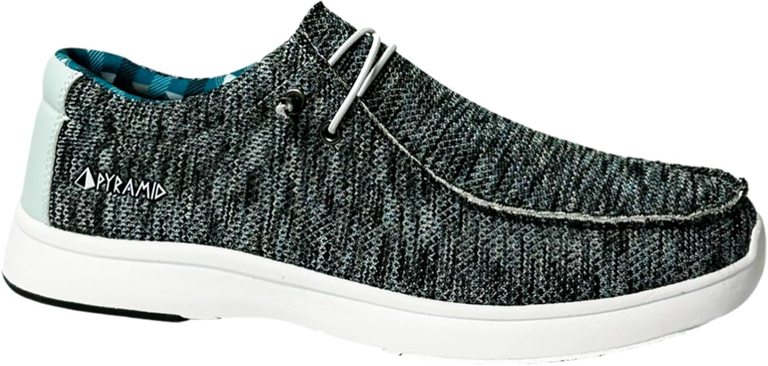 Мужские кеды Pyramid Path Lite Hey Bro без шнурков для боулинга - Легкая бесшовная конструкция, спортивная посадка, дышащий вязаный верх, универсальная подошва для скольжения, Aqua Static
Мужские кеды Pyramid Path Lite Hey Bro без шнурков для боулинга - Легкая бесшовная конструкция, спортивная посадка, дышащий вязаный верх, универсальная подошва для скольжения, Aqua Static