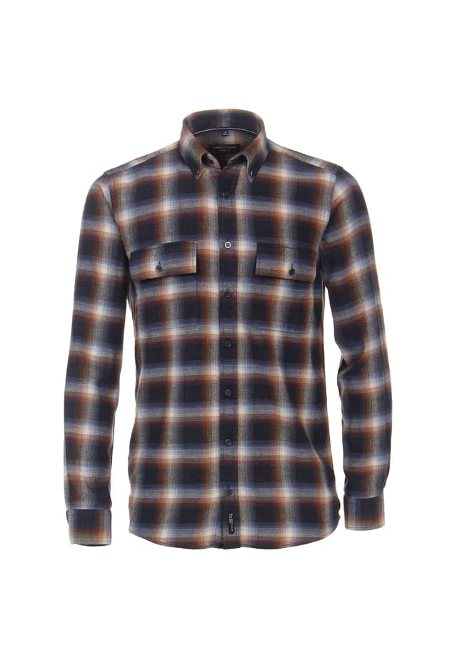 Рубашка свободного кроя в клетку Casamoda, синий
Рубашка свободного кроя в клетку Casamoda, синий