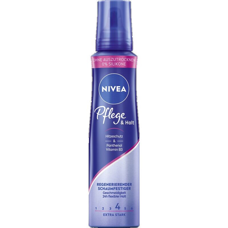Уход и фиксация мусса NIVEA, 150 ml
Уход и фиксация мусса NIVEA, 150 ml