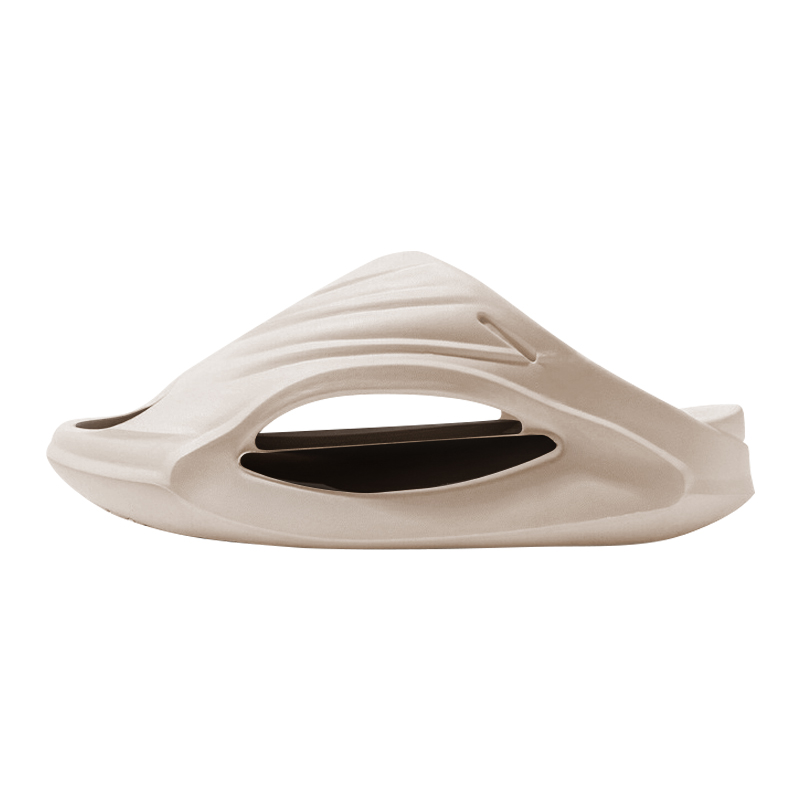 Тихие нескользящие тапочки-слайды мужские POATS, White 
Тихие нескользящие тапочки-слайды мужские POATS, White