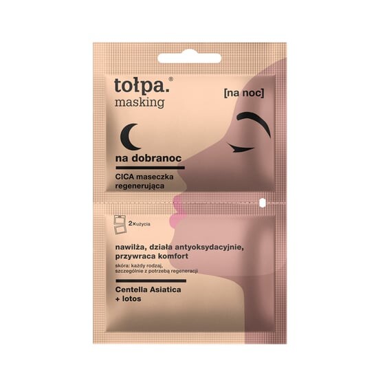 Маскирующая, восстанавливающая маска, 2x5 мл Tołpa
Маскирующая, восстанавливающая маска, 2x5 мл Tołpa