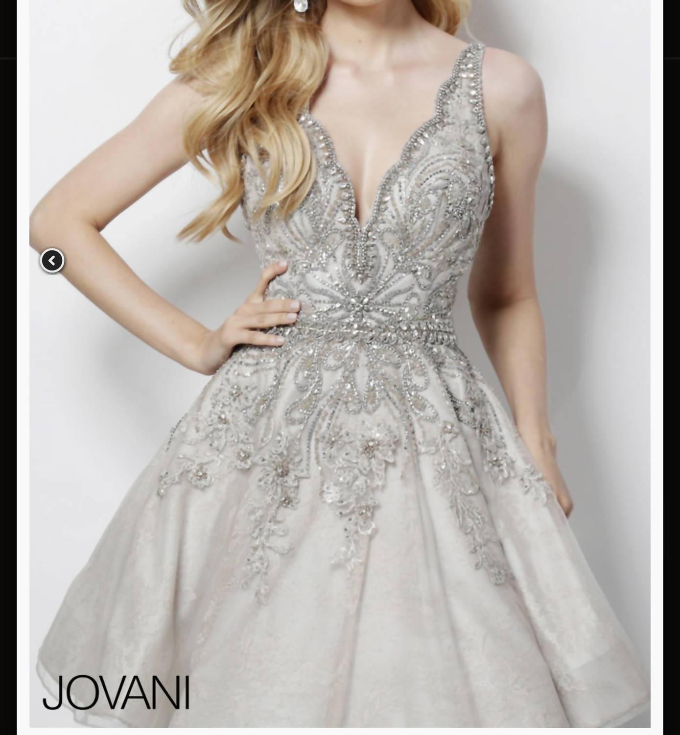 Женское платье JOVANI, серо-коричневый 
Женское платье JOVANI, серо-коричневый