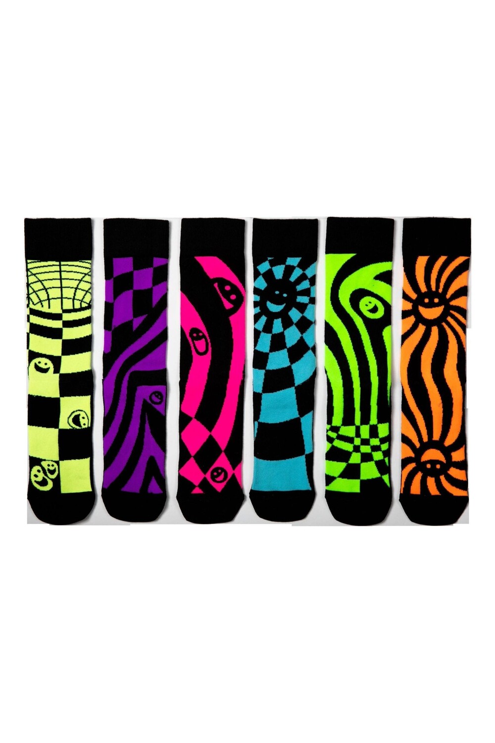 Rave on 6 разных носков, которые можно смешивать и комбинировать United Odd Socks, черный
Rave on 6 разных носков, которые можно смешивать и комбинировать United Odd Socks, черный