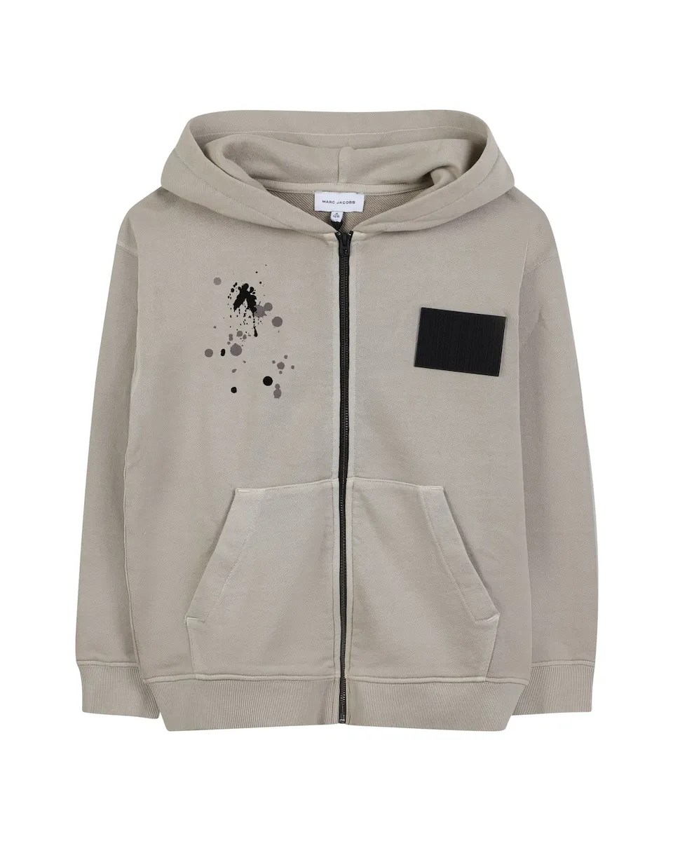 Детская толстовка серого цвета из хлопка Marc Jacobs
Детская толстовка серого цвета из хлопка Marc Jacobs