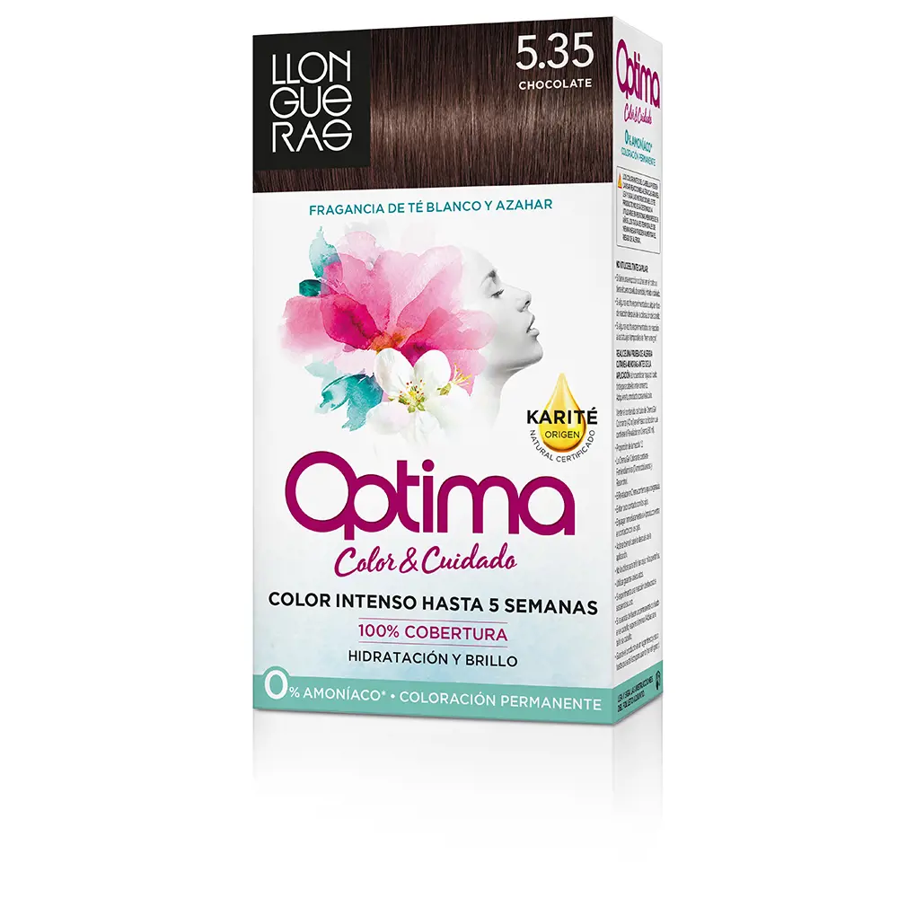 Краска для волос Optima coloración permanente Llongueras, цвет 5.35-passion chocolate, 1 шт.
Краска для волос Optima coloración permanente Llongueras, цвет 5.35-passion chocolate, 1 шт.