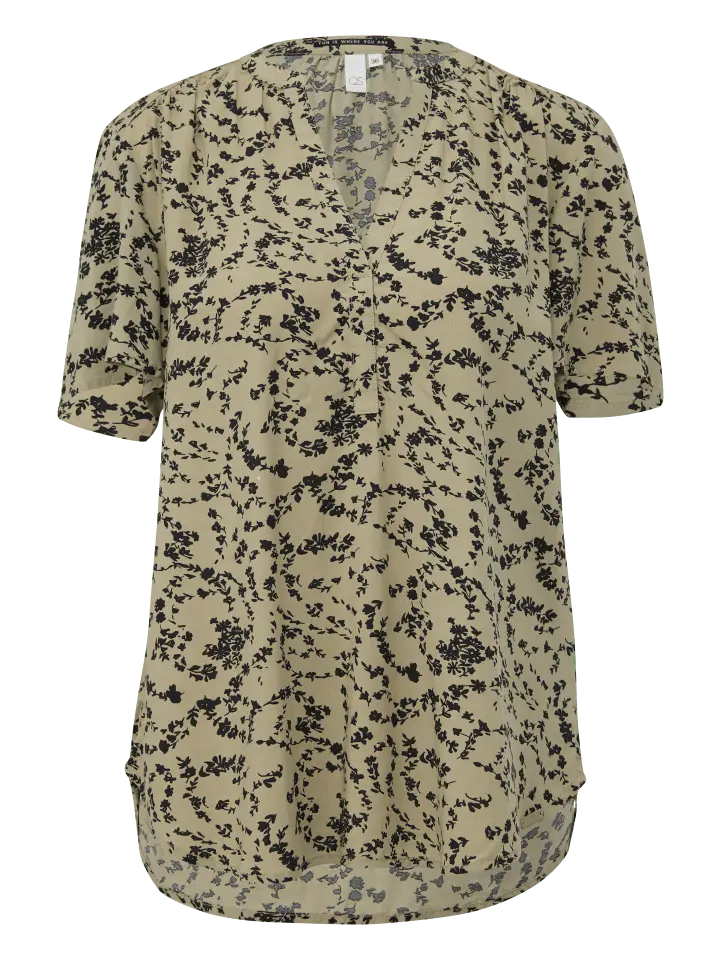 Блуза QS kurzarm, зеленый
Блуза QS kurzarm, зеленый