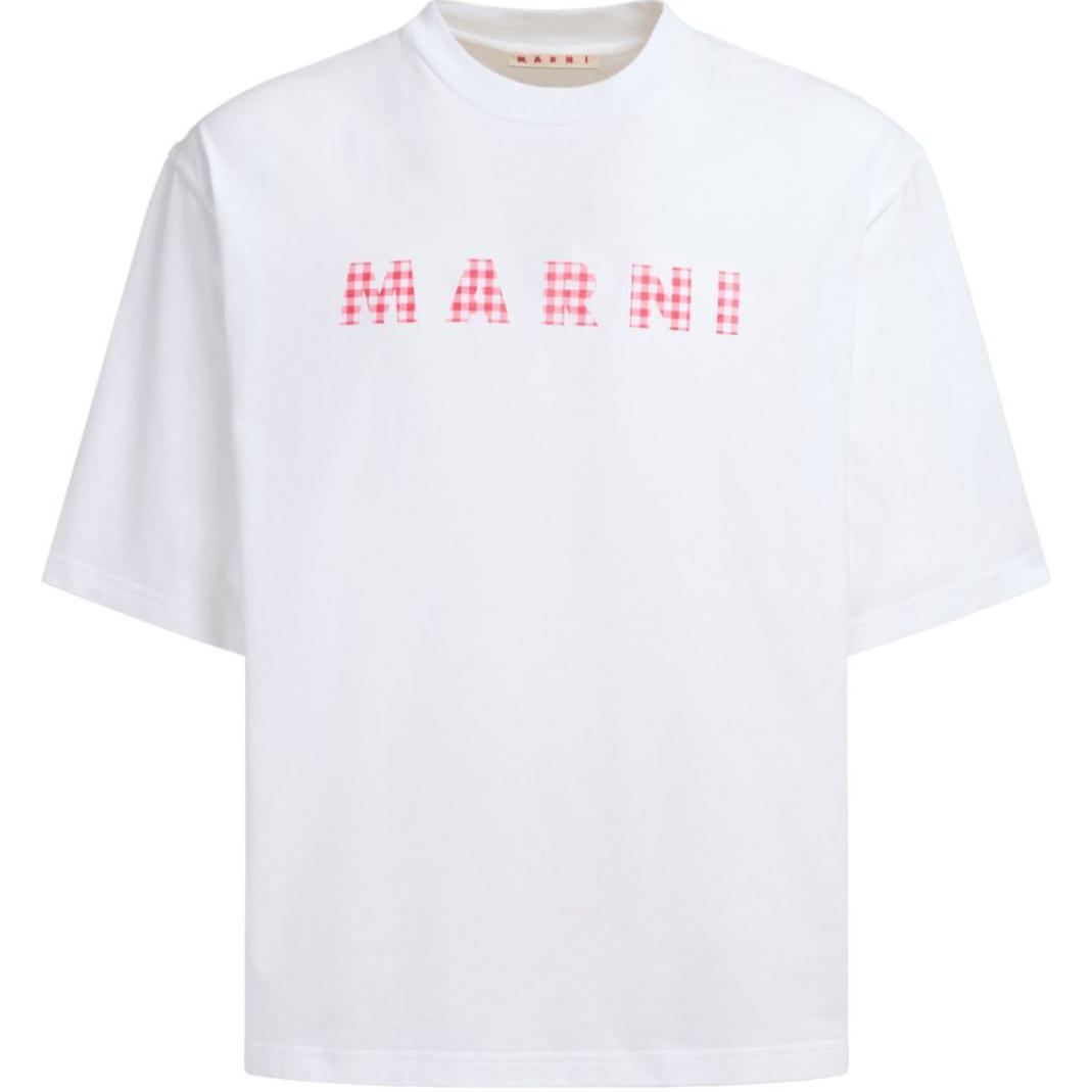 Футболка с принтом логотипа MARNI, белый
Футболка с принтом логотипа MARNI, белый