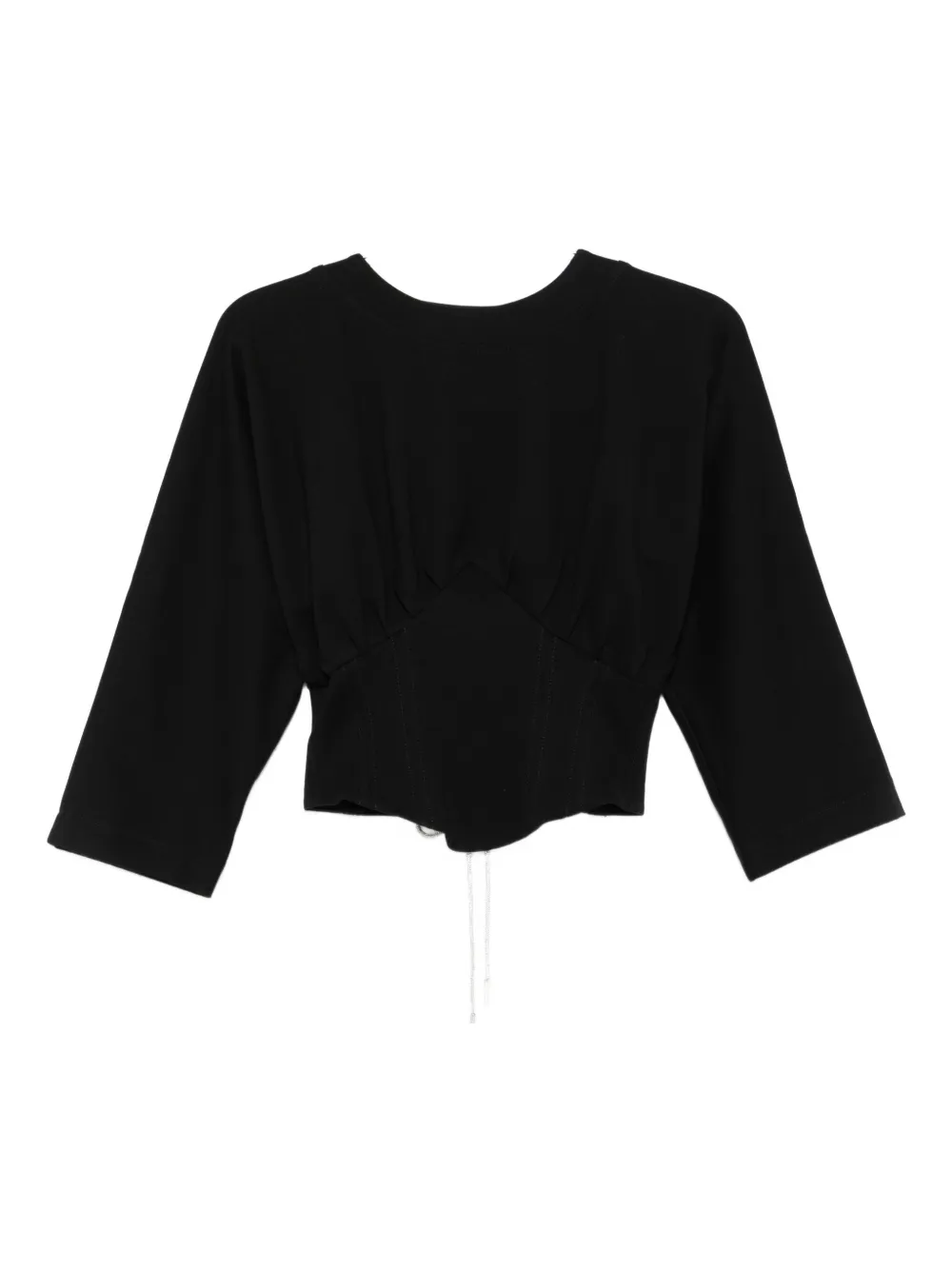 Топ с рукавами три четверти и корсетной отделкой HAMZA, черный
Топ с рукавами три четверти и корсетной отделкой HAMZA, черный