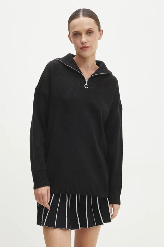 Шерстяной свитер Answear Lab, черный
Шерстяной свитер Answear Lab, черный