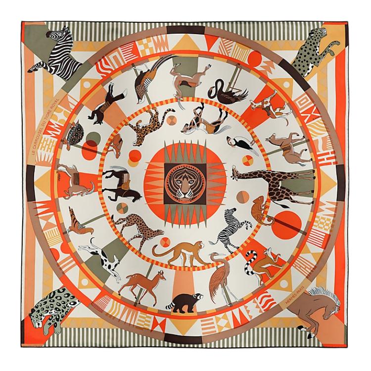 HERMES Шёлковый платок Mulberry Silk оранжевый, Orange
HERMES Шёлковый платок Mulberry Silk оранжевый, Orange