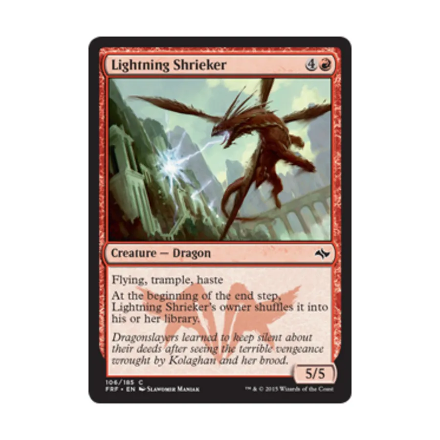 CCG Молниеносный визгёр (клавиша C), MTG - Fate Reforged
CCG Молниеносный визгёр (клавиша C), MTG - Fate Reforged