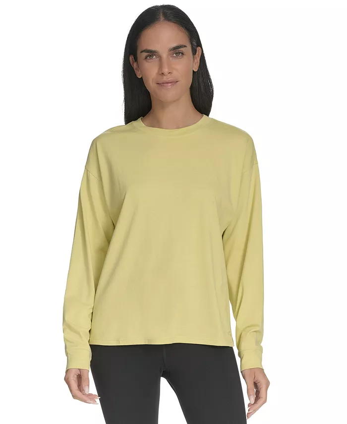 Женская футболка с длинным рукавом и круглым вырезом Calvin Klein, зеленый
Женская футболка с длинным рукавом и круглым вырезом Calvin Klein, зеленый