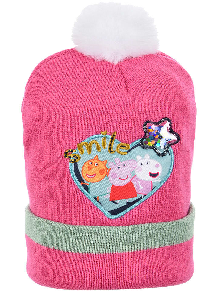 Peppa Pig Розовая шапка с помпоном "Свинка Пеппа"
Peppa Pig Розовая шапка с помпоном "Свинка Пеппа"