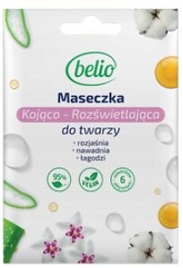 Успокаивающая и осветляющая маска для лица, 10 мл Belio
Успокаивающая и осветляющая маска для лица, 10 мл Belio