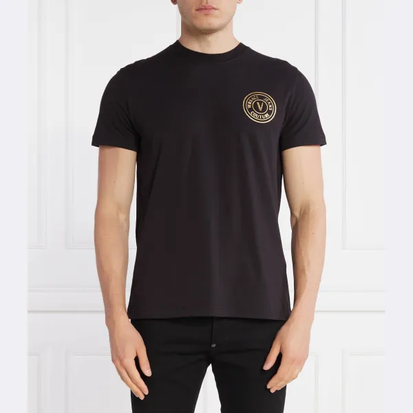 Футболка стандартного кроя Versace, черный
Футболка стандартного кроя Versace, черный