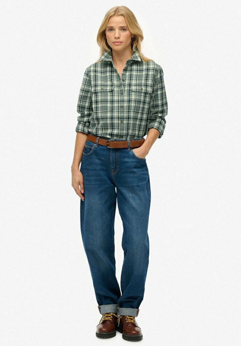 Блуза Superdry & Co Button-down blouse, Green Check/Green
Блуза Superdry & Co Button-down blouse, Green Check/Green