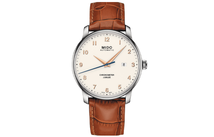 MIDO Часы Baroncelli Automatic Mechanical Movement Men's Watch Watch 42mm White Dial Stainless Steel Case Leather Strap, Ivory White
MIDO Часы Baroncelli Automatic Mechanical Movement Men's Watch Watch 42mm White Dial Stainless Steel Case Leather Strap, Ivory White