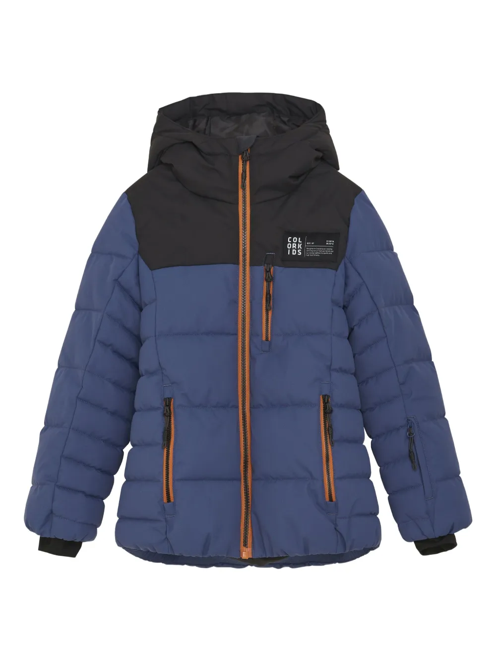 Пуховик с капюшоном COLOR KIDS, синий
Пуховик с капюшоном COLOR KIDS, синий