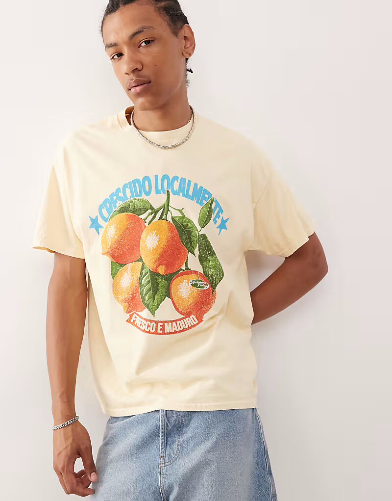 Футболка свободного кроя Reclaimed Vintage с принтом лимона в молочно-желтом цвете, Желтый, Футболка свободного кроя Reclaimed Vintage с принтом лимона в молочно-желтом цвете
Футболка свободного кроя Reclaimed Vintage с принтом лимона в молочно-желтом цвете, Желтый, Футболка свободного кроя Reclaimed Vintage с принтом лимона в молочно-желтом цвете