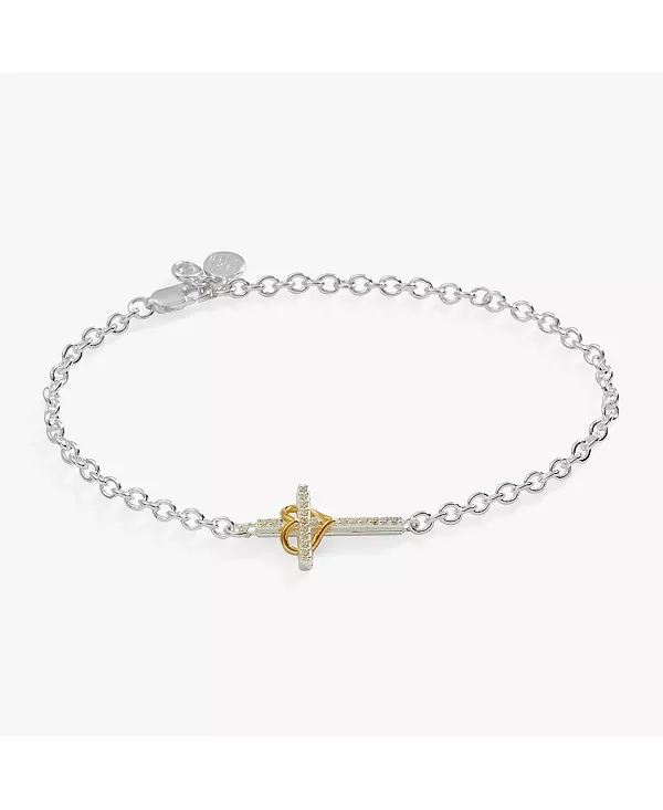 Браслет с крестом и сердцем Alex And Ani, silver
Браслет с крестом и сердцем Alex And Ani, silver