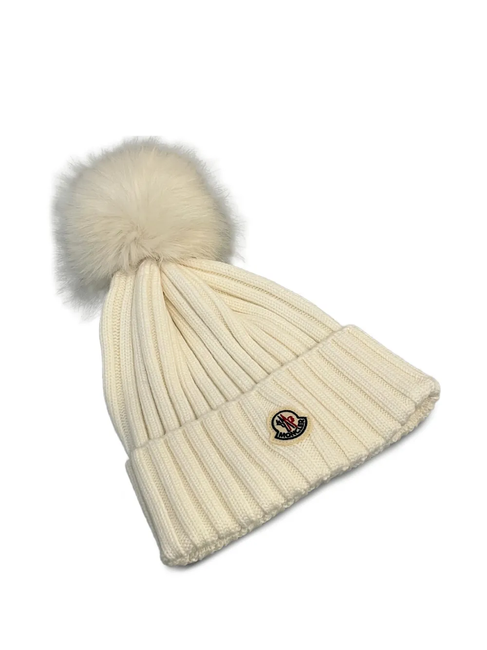 Шапка бини в рубчик с помпоном MONCLER, белый
Шапка бини в рубчик с помпоном MONCLER, белый