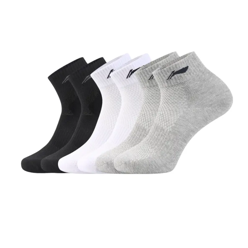 Комплект носков LiNing до щиколотки, унисекс., черный белый серый 6 pack
Комплект носков LiNing до щиколотки, унисекс., черный белый серый 6 pack