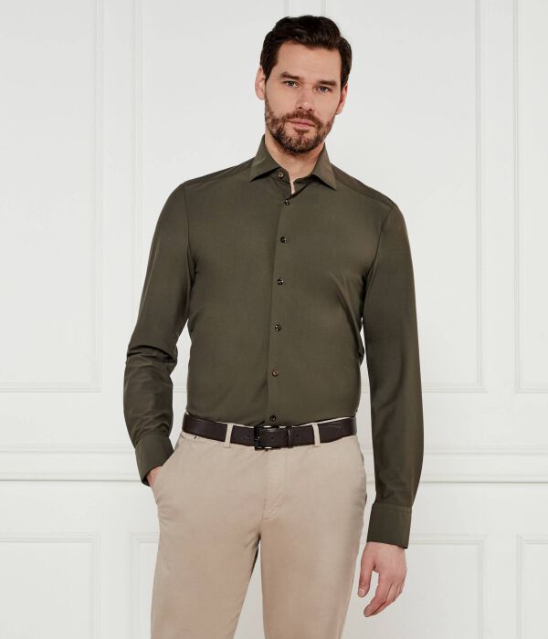 Рубашка Slim fit Stenströms, хаки
Рубашка Slim fit Stenströms, хаки