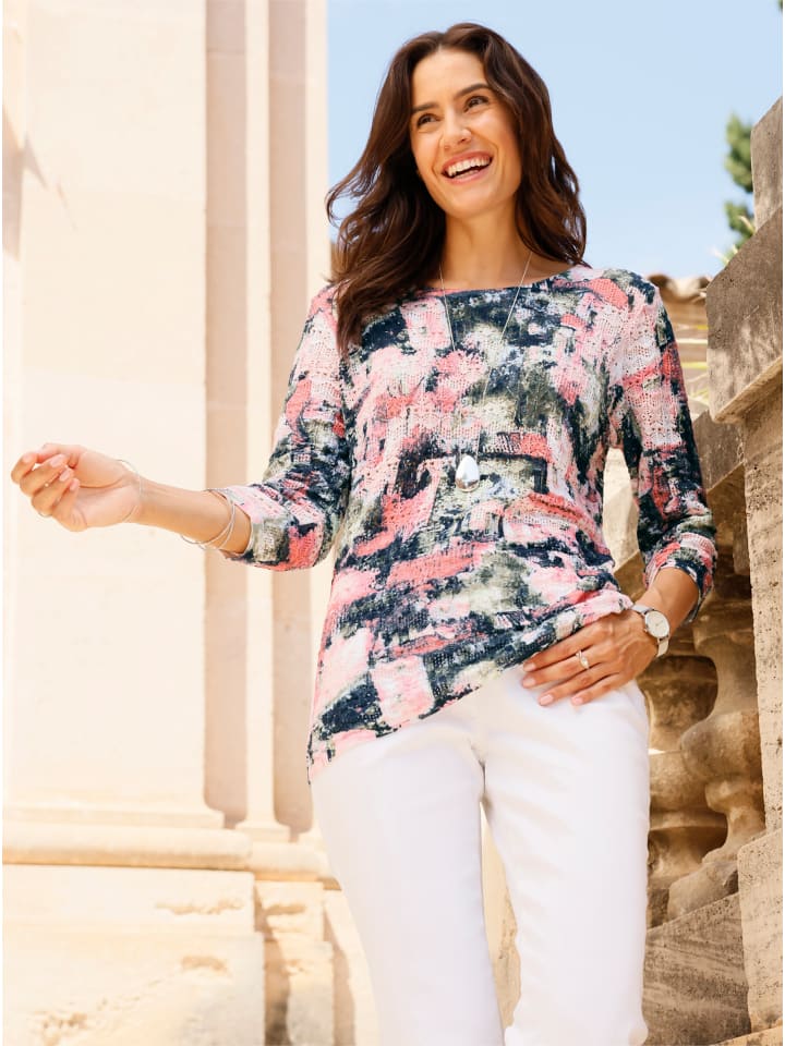 Хлопковый свитер с принтом гортензии WITT WEIDEN
Хлопковый свитер с принтом гортензии WITT WEIDEN