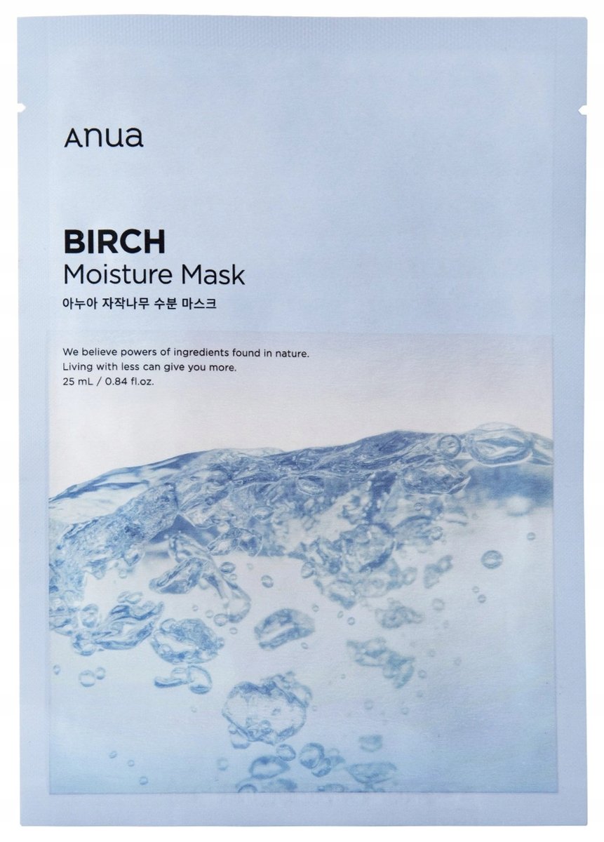 Anua - Birch Moisture Mask - Увлажняющая тканевая маска - 25 мл
Anua - Birch Moisture Mask - Увлажняющая тканевая маска - 25 мл