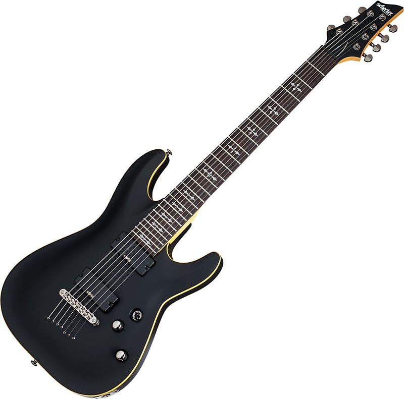 Электрогитара Schecter Demon-7 Electric Guitar Aged Black Satin 
Электрогитара Schecter Demon-7 Electric Guitar Aged Black Satin