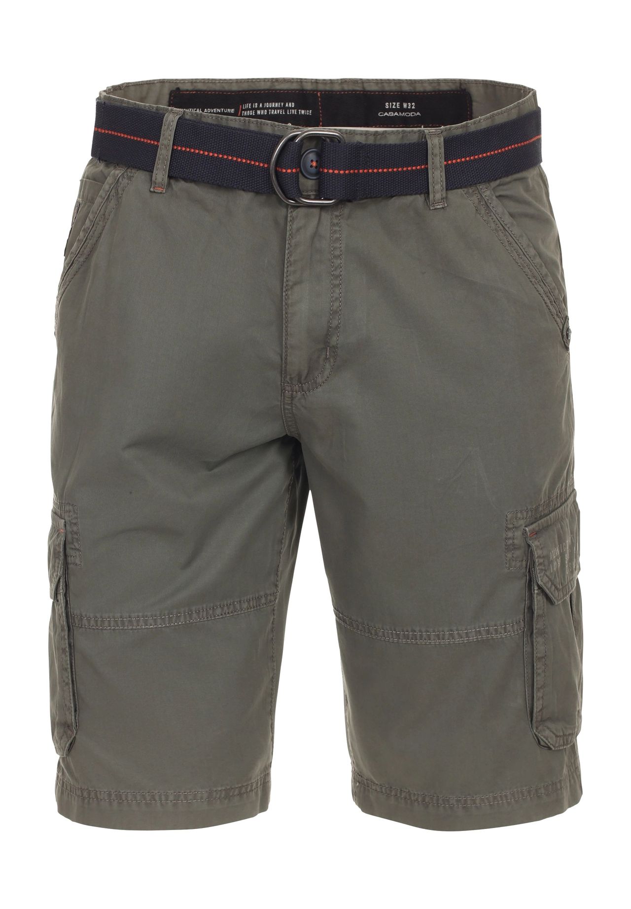 Бермуды-карго, накладные карманы на штанинах, ремень, мужские CASAMODA, зеленый
Бермуды-карго, накладные карманы на штанинах, ремень, мужские CASAMODA, зеленый