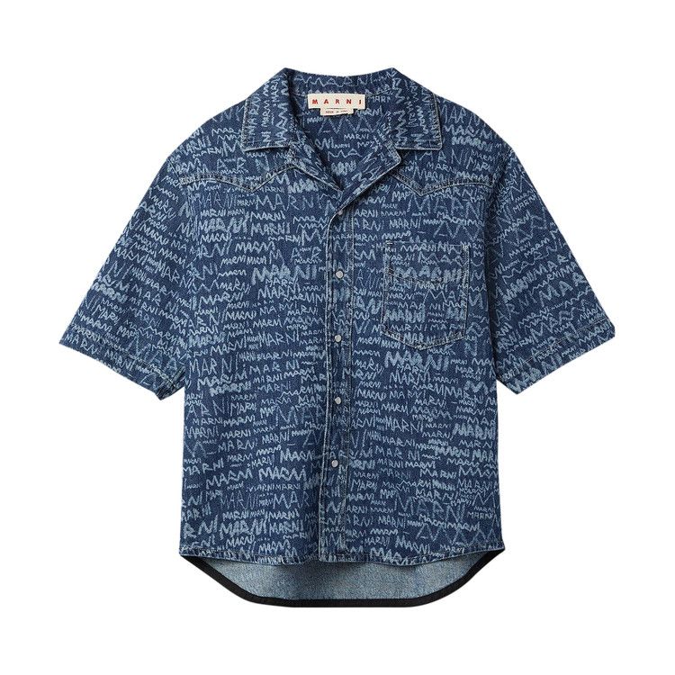 Рубашка Marni Pencil Logo Western Shirt, Blue Kyanite
Рубашка Marni Pencil Logo Western Shirt, Blue Kyanite