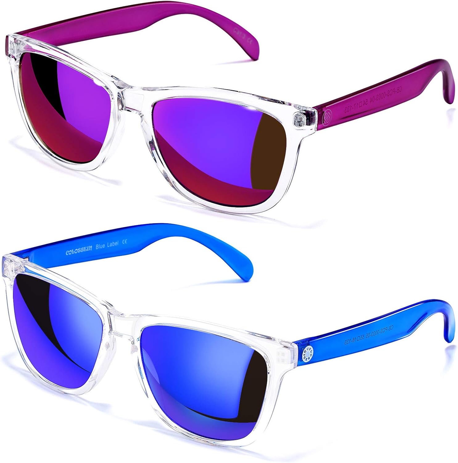 Женские солнцезащитные очки COLOSSEIN, классическая квадратная оправа, зеркальные линзы UV400, подходят для пляжа, отдыха и вождения, A3 - Purple + Blue - Mirrored Lens
Женские солнцезащитные очки COLOSSEIN, классическая квадратная оправа, зеркальные линзы UV400, подходят для пляжа, отдыха и вождения, A3 - Purple + Blue - Mirrored Lens